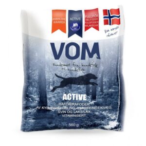 Vom-og-hundemat-Vom-Kjøttboller-Active-fullfôr-med-laks-pose-560-gram--Varanger-Sportslager-1