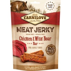 Carnilove Carnilove Jerky Chicken & Wild Boar Bar 100g Varanger Sportslager 1