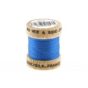 The Fly Co Pure French Silk Silver Doctor Blue