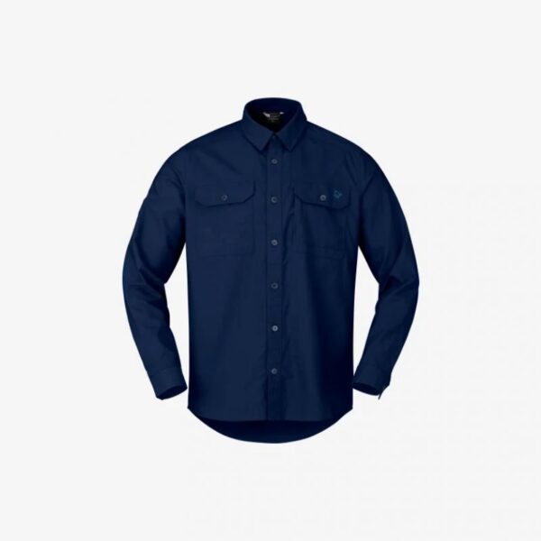 Norrøna Norrøna Femund Cotton Shirt M Navy Blazer Varanger Sportslager 1